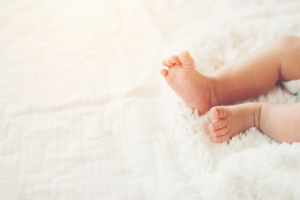 Pieds d'un nouveau né