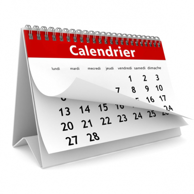 Calendrier des inscriptions