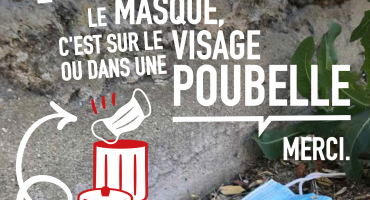 Où jeter les masques, mouchoirs et gants ?